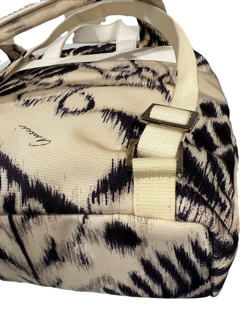 Gucci Floral Cream and Black Backpack EUC - Picture 13 of 16